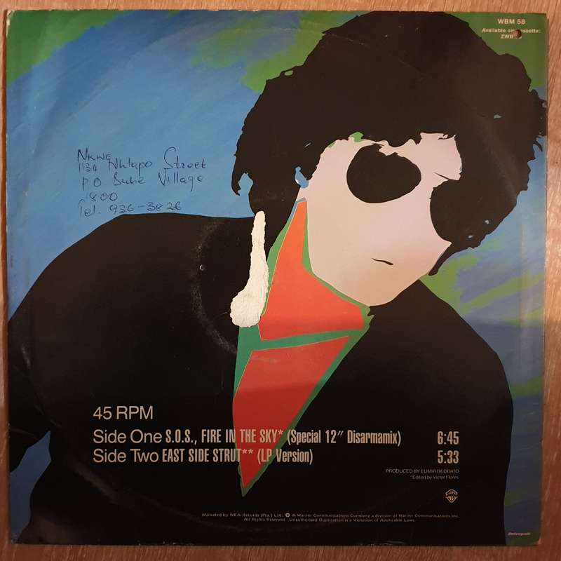 Deodato  S.O.S. Fire In The Sky -  Vinyl LP Record - Very-Good+ Quality (VG+)