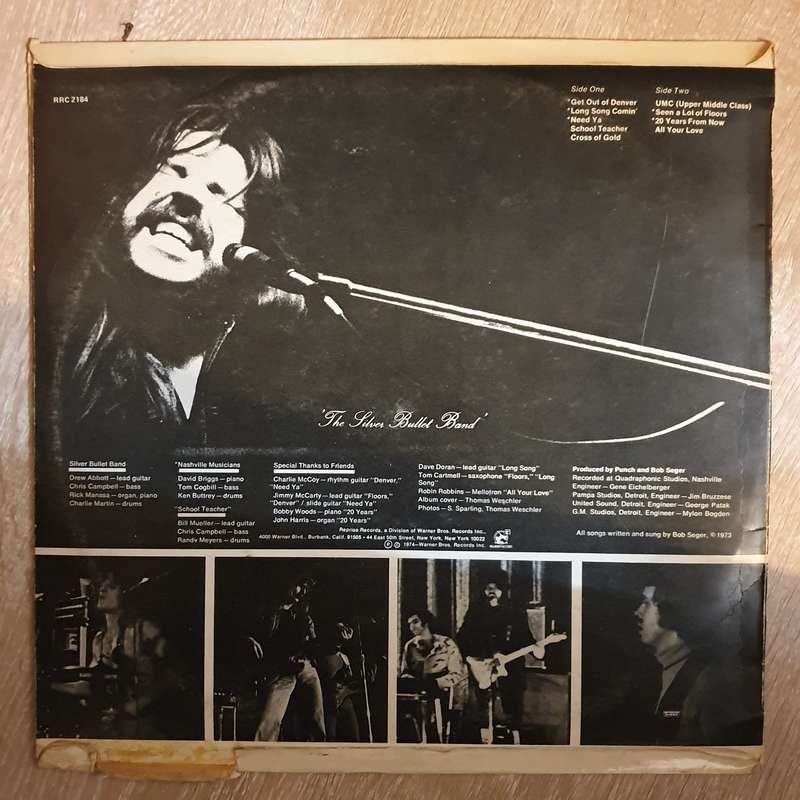 Bob Seger  Seven -  Vinyl LP Record (VG+)