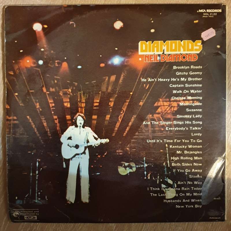 Neil Diamond - Diamonds  - Vinyl LP Record - Opened  - Good+ Quality (G+)