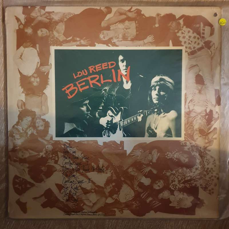 Lou Reed  Berlin-  Vinyl LP Record - Very-Good+ Quality (VG+)