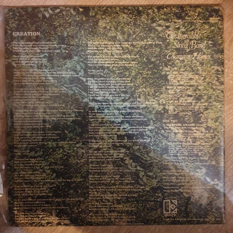 The Incredible String Band  Changing Horses  - Vinyl LP Record - Opened  - Very-Good- Qu...