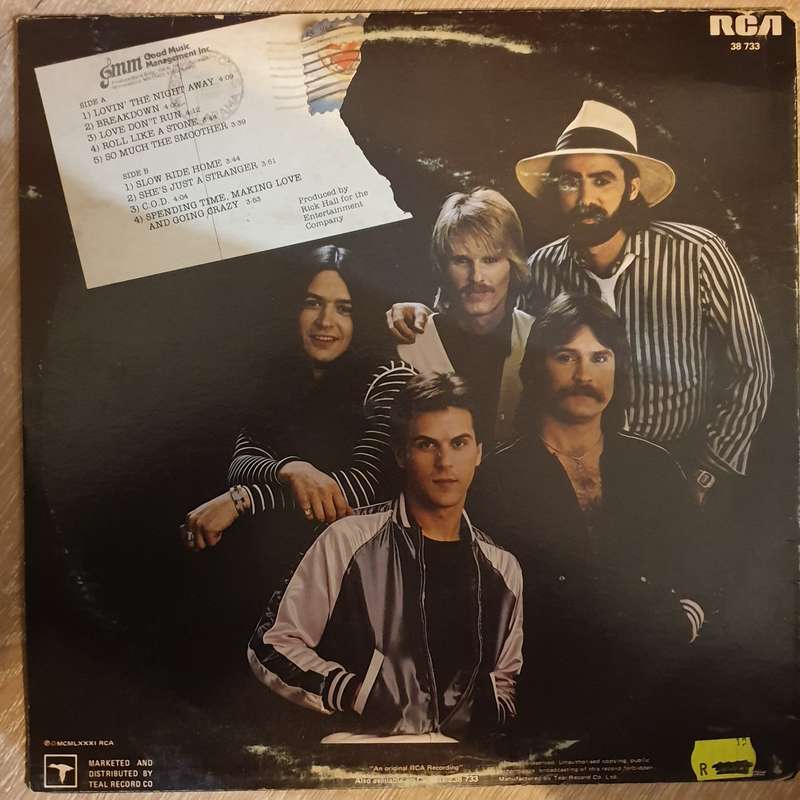 The Dillman Band  Lovin' The Night Away - Vinyl LP Record( VG+)