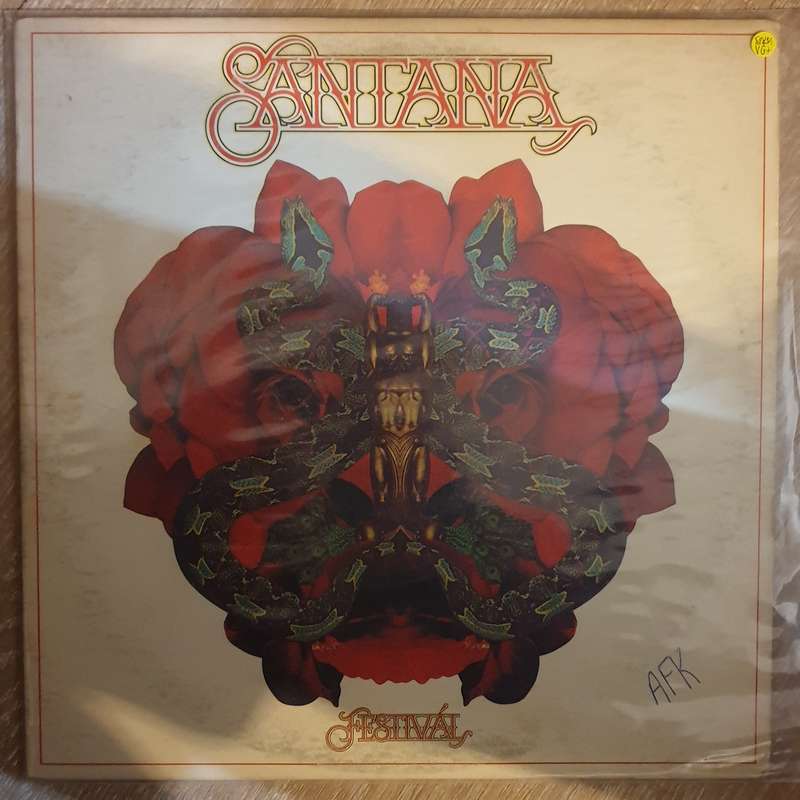 Santana  Festival - Vinyl LP Record - Very-Good+ Quality (VG+)
