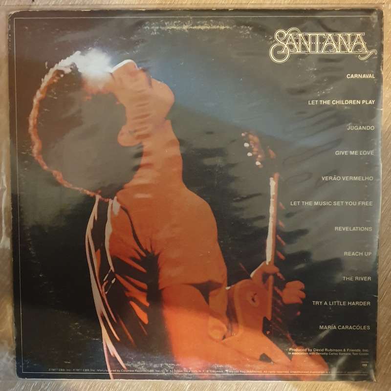 Santana  Festival - Vinyl LP Record - Very-Good+ Quality (VG+)