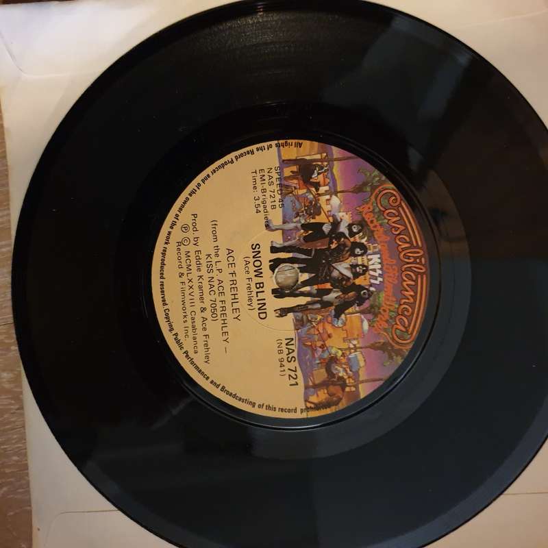 Ace Frehley  New York Groove - 7" Vinyl Record - Opened  - Very-Good Quality (VG)