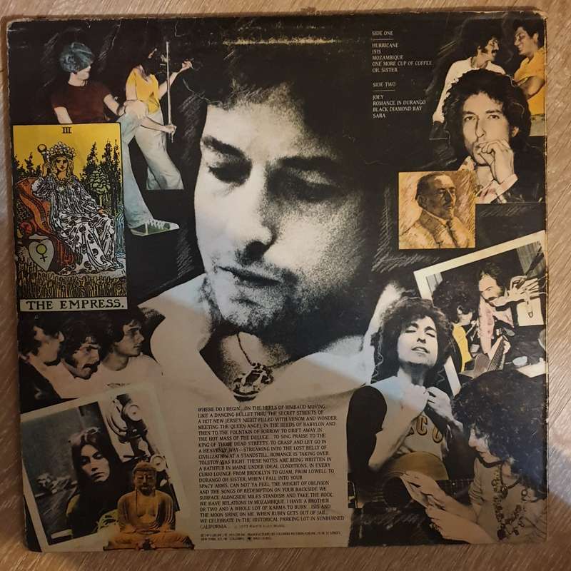 Bob Dylan  Desire - Vinyl LP Record - Very-Good Quality (VG)