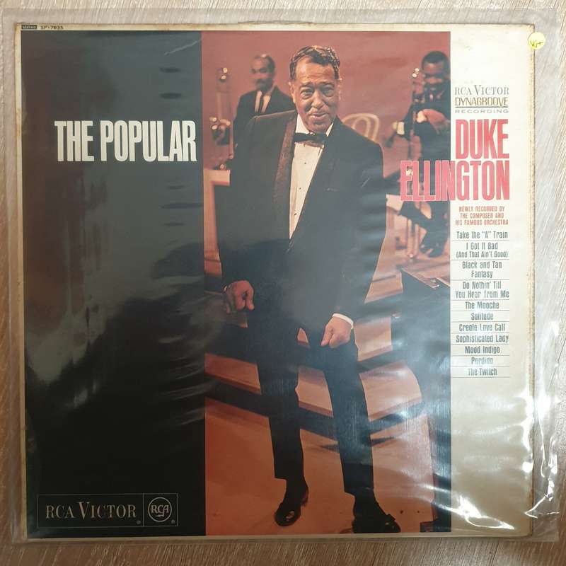 Duke Ellington  The Popular Duke Ellington - Vinyl LP Record - Very-Good+ Quality (VG+)