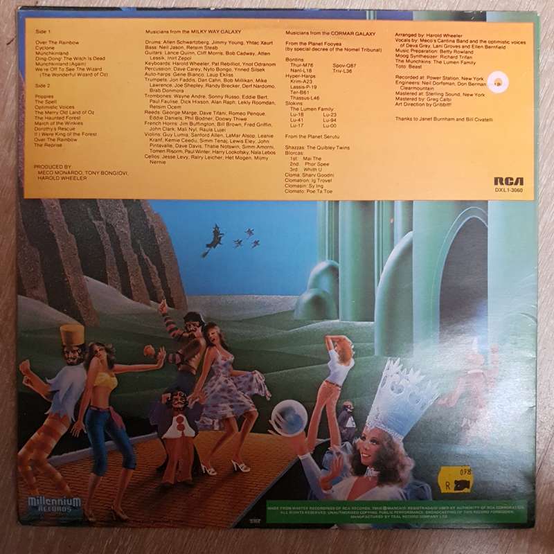 Meco  The Wizard Of Oz - Vinyl LP Record - Very-Good+ Quality (VG+)