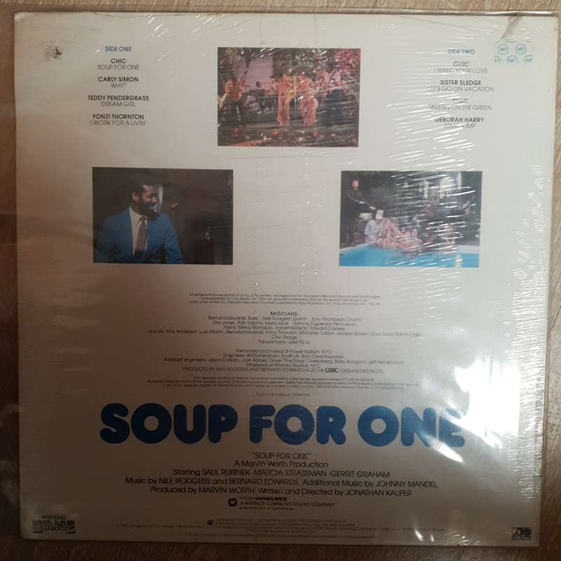 Soup For One - Original Motion Picture Soundtrack - Vinyl LP Record - Very-Good+ Quality (VG+)