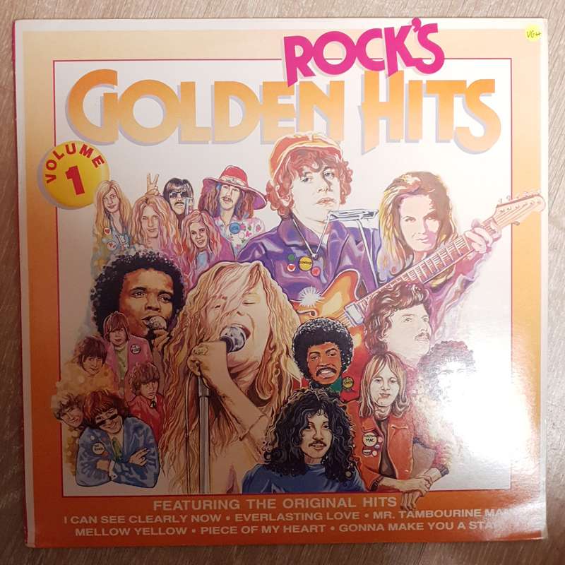 Rock's Golden Hits - Vol 1 - Vinyl LP Record - Opened  - Very-Good+ Quality (VG+)