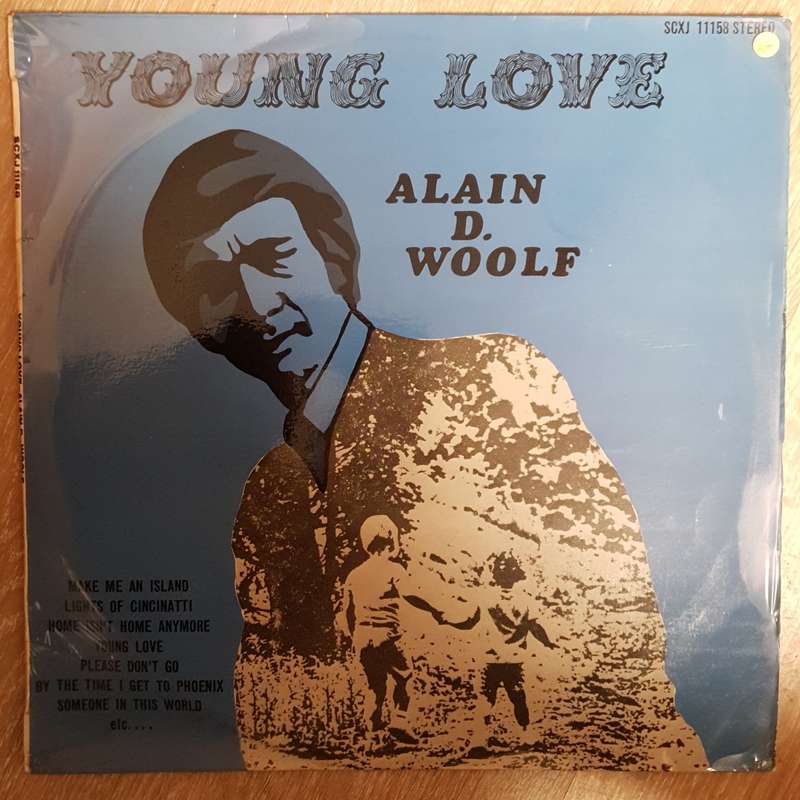 Alain D. Woolf - Young Love - Vinyl LP Record - Very-Good+ Quality (VG+)