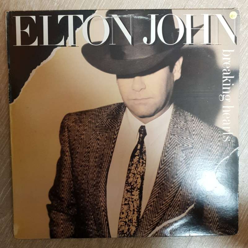 Elton John  Breaking Hearts - Vinyl LP - Opened  - Very-Good+ Quality (VG+)