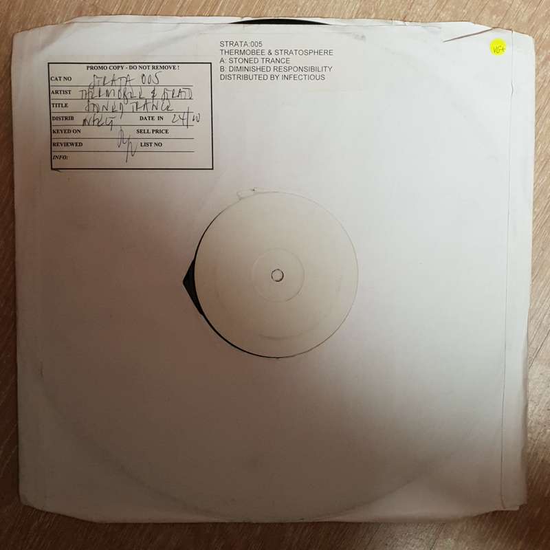 Thermobee & Stratosphere  Stoned Trance / Diminished Responsibility - Vinyl Record - Very-G...