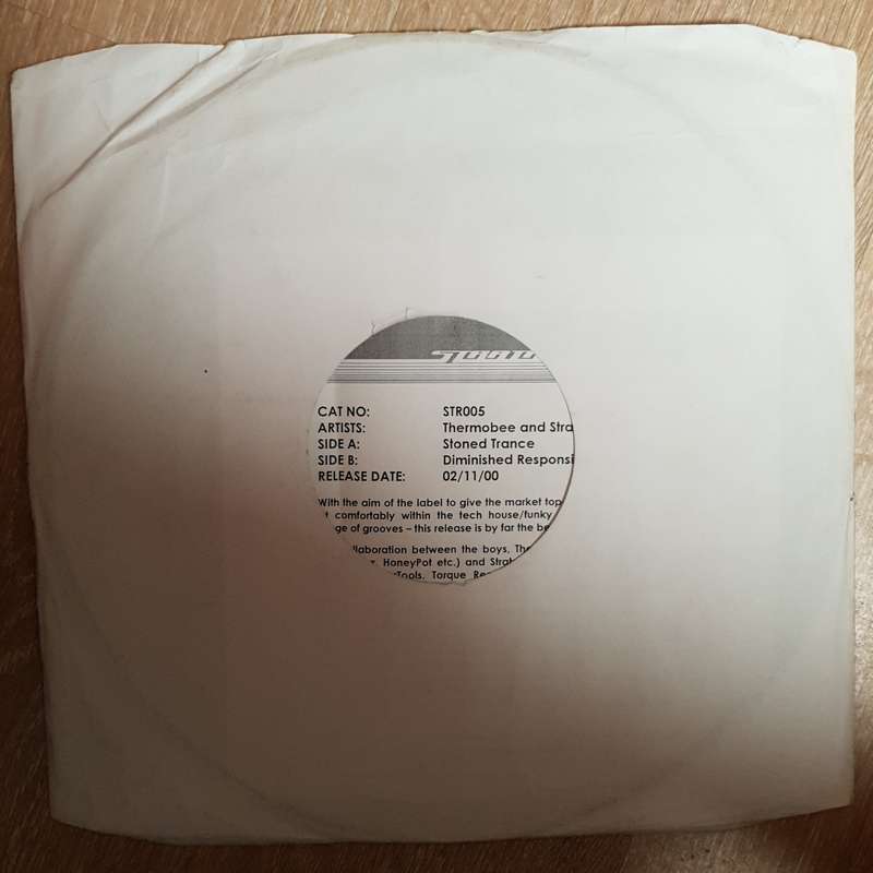 Thermobee & Stratosphere  Stoned Trance / Diminished Responsibility - Vinyl Record - Very-G...