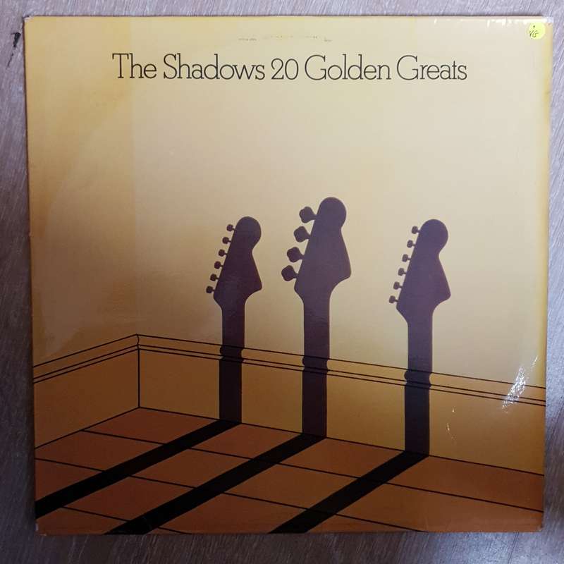 Shadows - 20 Golden Greats -  Vinyl LP Record - Opened  - Very-Good Quality (VG)