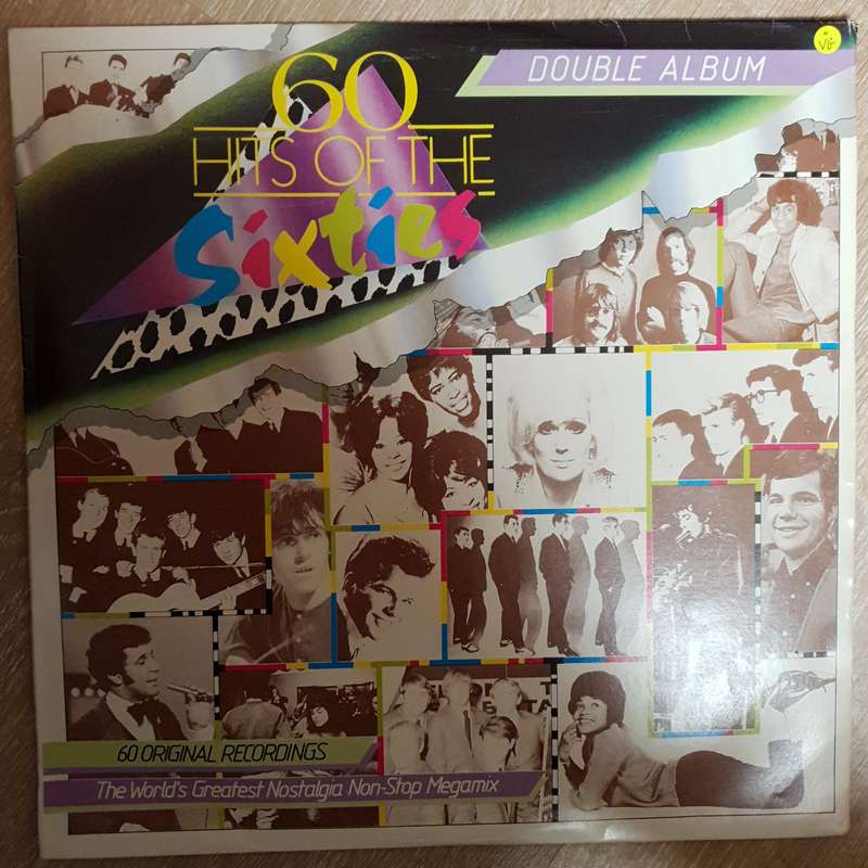 60 Hits of the Sixties - Double Vinyl LP Record - Opened  - Very-Good Quality (VG)