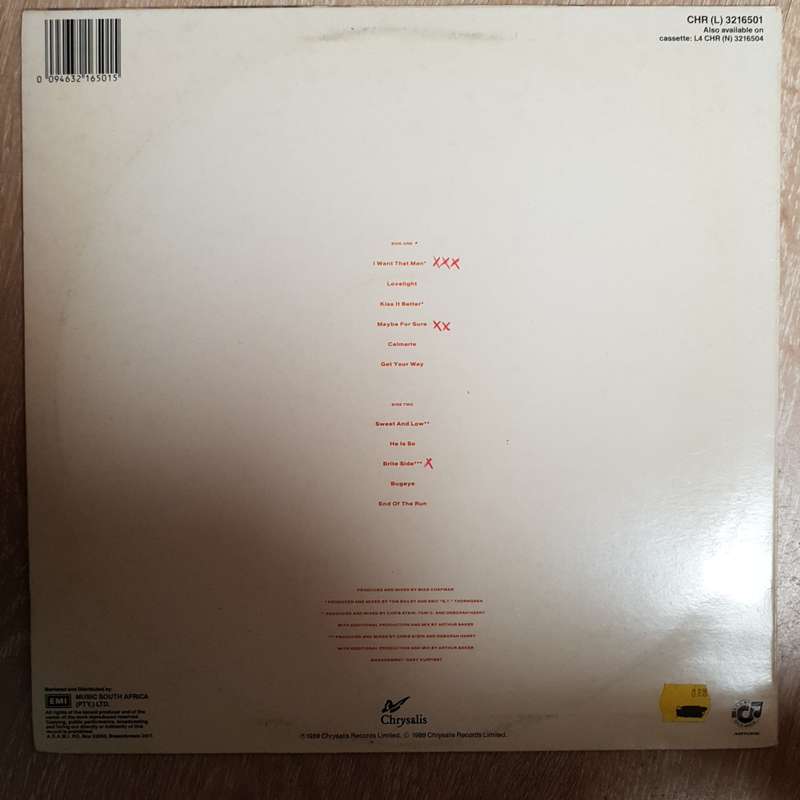 Deborah Harry  Def, Dumb & Blonde - Vinyl Record - Very-Good+ Quality (VG+)