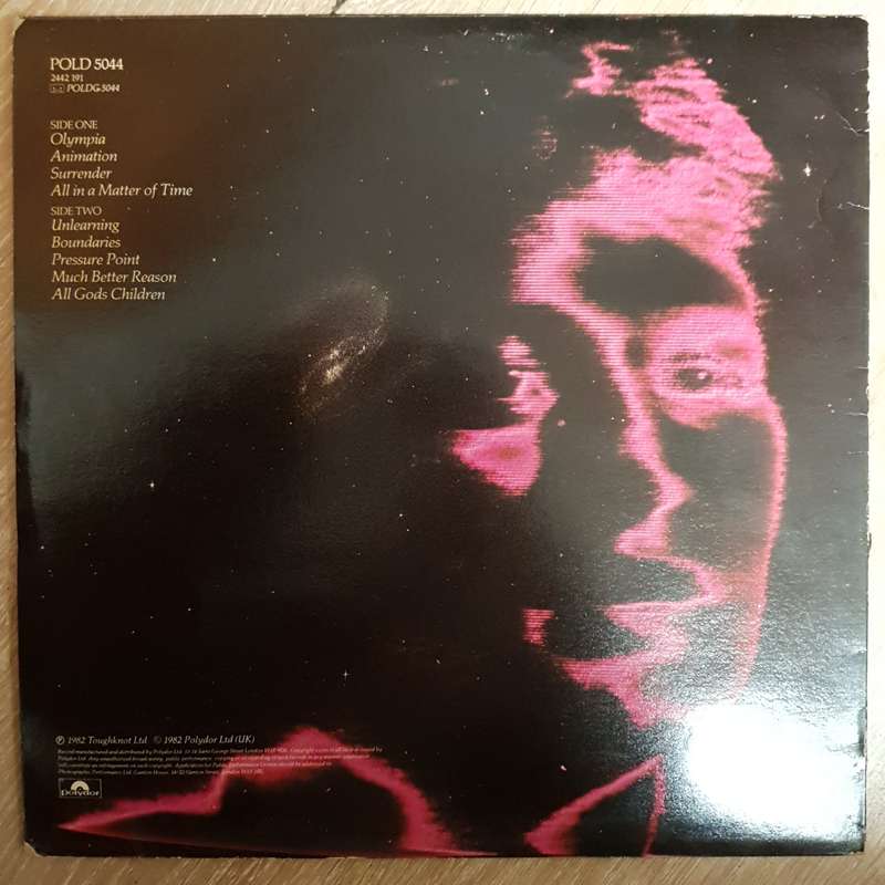 Jon Anderson - Animation - Vinyl Record - Very-Good+ Quality (VG+)