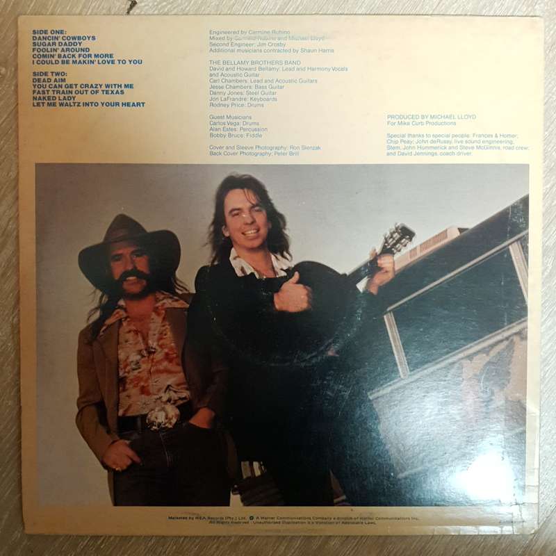 Bellamy Brothers  You Can Get Crazy - Vinyl Record - Very-Good+ Quality (VG+)