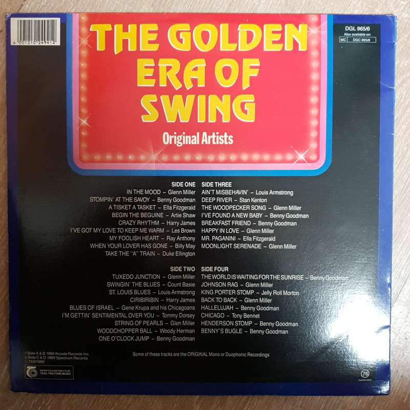 The Golden Era Of Swing - Double Vinyl Record - Very-Good+ Quality (VG+)