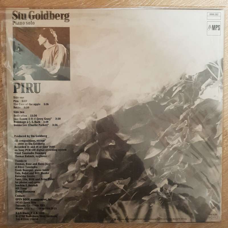 Stu Goldberg  Piru - Vinyl Record - Very-Good+ Quality (VG+)