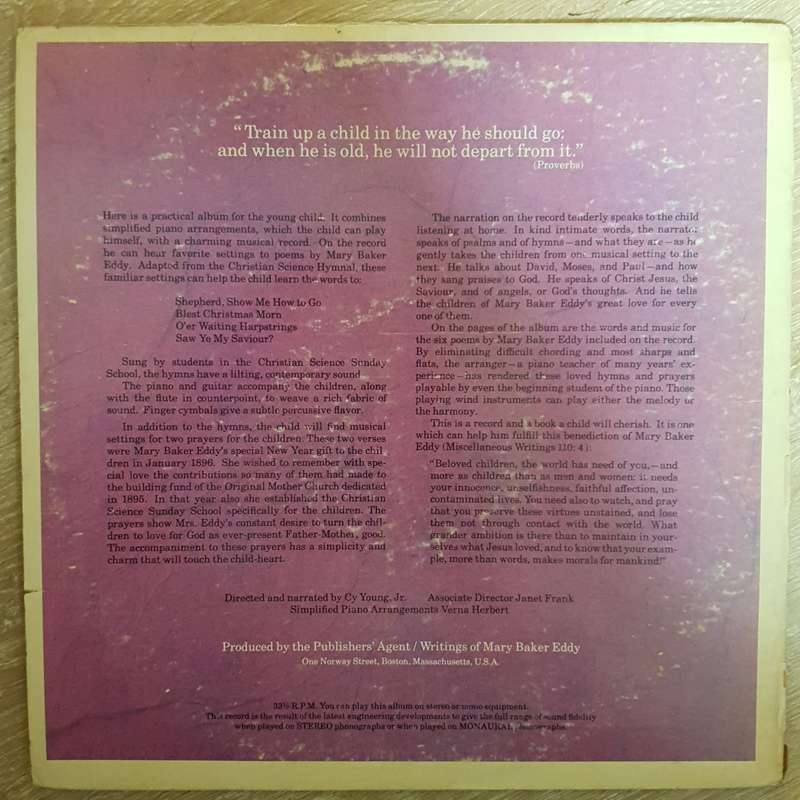 Mary Baker Eddy  Small Voices And Little Fingers - Vinyl Record - Very-Good+ Quality (VG+)