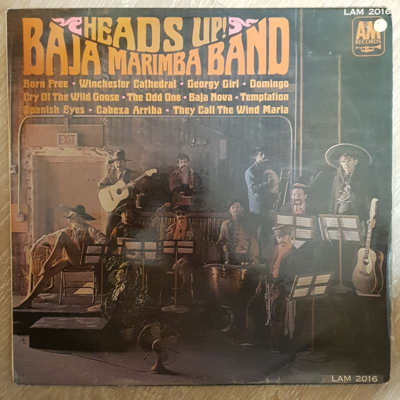 Baja Marimba Band  Heads Up! -  Vinyl LP Record - Opened  - Very-Good Quality (VG)