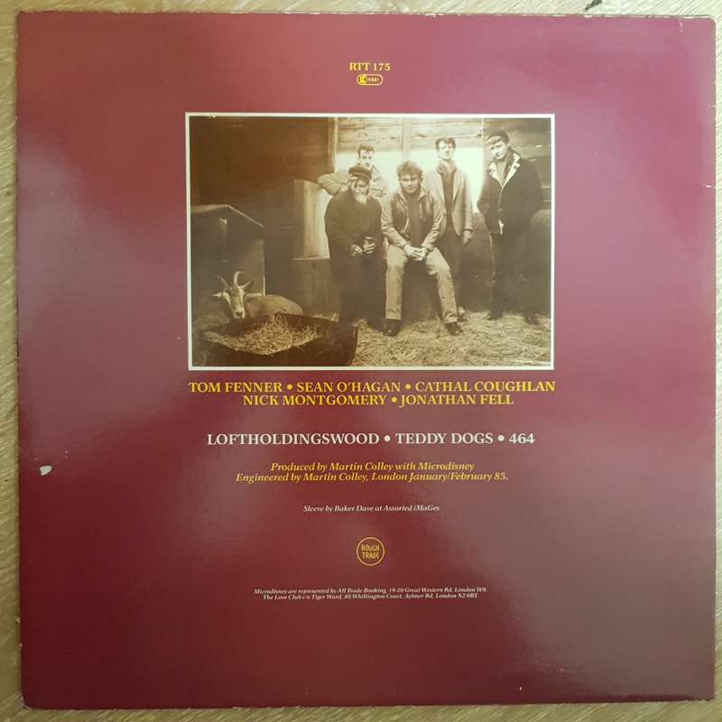 Microdisney  In The World -  Vinyl LP Record - Opened  - Very-Good Quality (VG)
