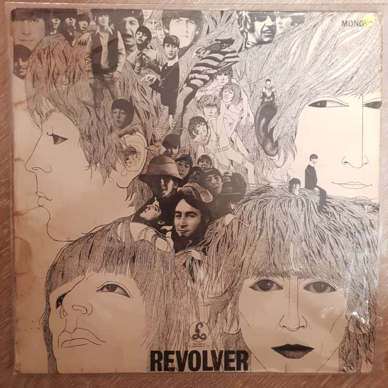 The Beatles  Revolver  Vinyl LP Record - Very-Good+ Quality (VG+)
