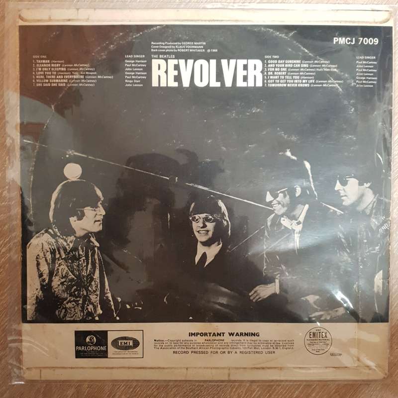 The Beatles  Revolver  Vinyl LP Record - Very-Good+ Quality (VG+)