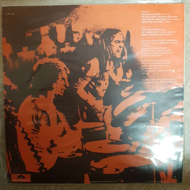 Slade  Slade Alive! - Vinyl LP Record - Opened  - Very-Good+ Quality (VG+)