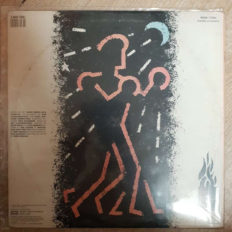 David Bowie  Let's Dance - Vinyl LP Record - Opened  - Very-Good+ Quality (VG+)