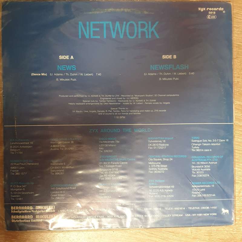 Network  News - Vinyl Record - Opened  - Very-Good+ Quality (VG+)