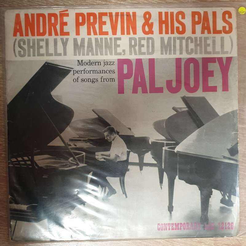 André Previn & His Pals  Modern Jazz Performances Of Songs From Pal Joey- Vinyl LP Record ...