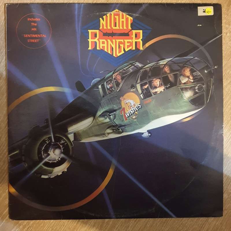 Night Ranger  7 Wishes - Vinyl LP Record - Opened  - Very-Good+ Quality (VG+)