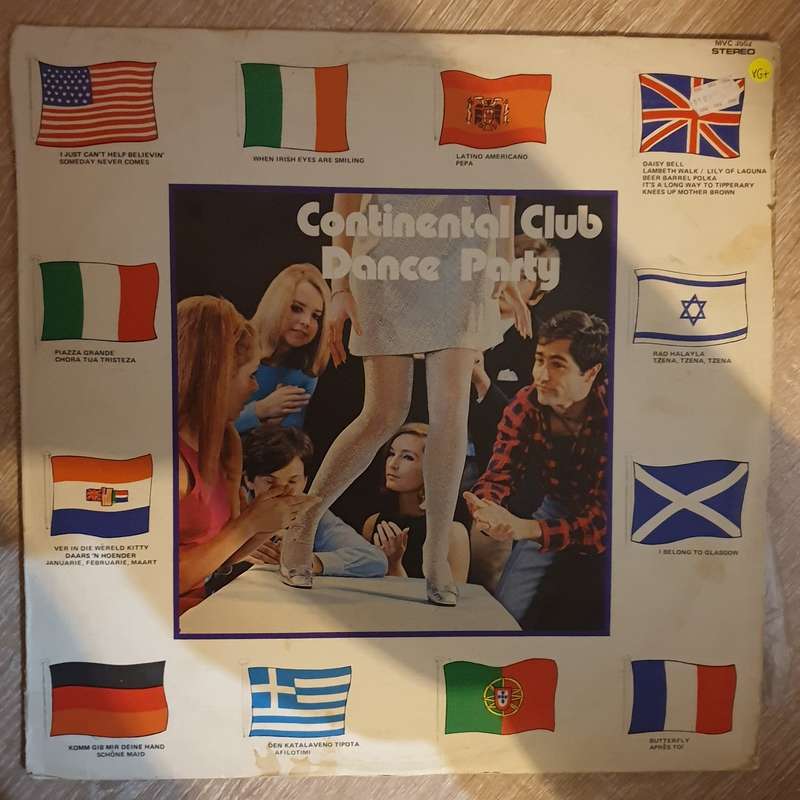 Continental Club - 25 Top Dance Party Hits - Vinyl Record - Opened  - Very-Good+ Quality (VG+)