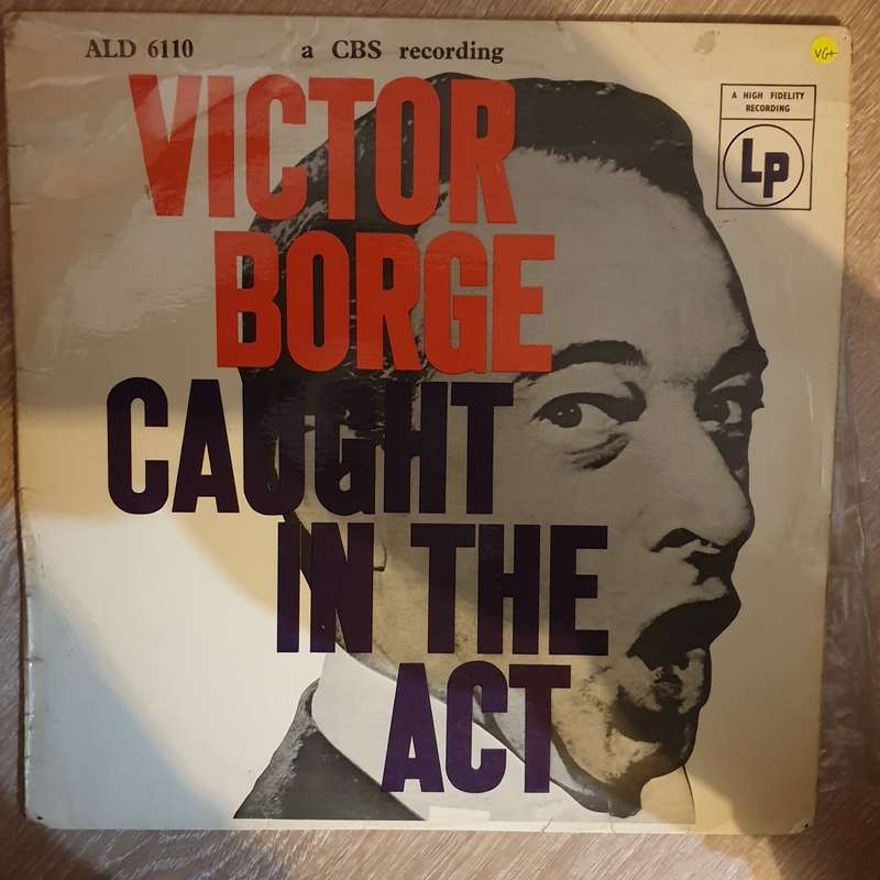 Victor Borge   Caught In The Act - Vinyl LP Record - Very-Good+ Quality (VG+)