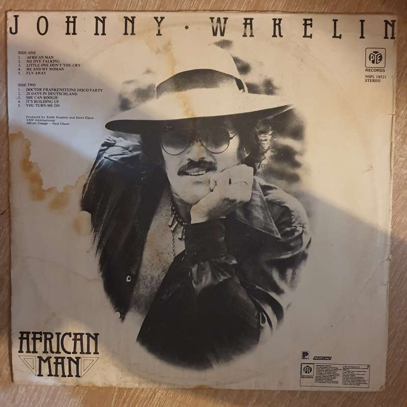 Johnny Wakelin  African Man - Vinyl LP Record  (VG+)