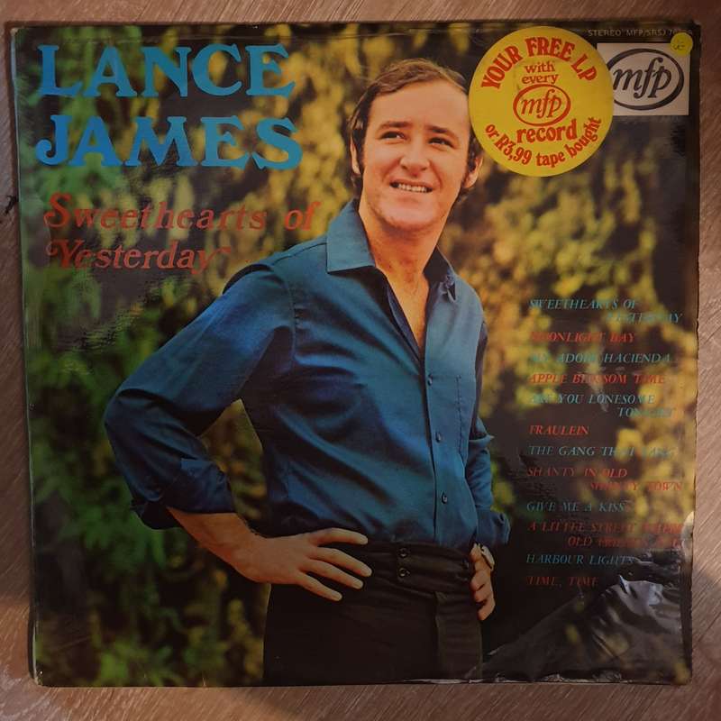 Lance James - Sweethearts of Yesterday -  Vinyl LP Record - Opened  - Very-Good Quality (VG)