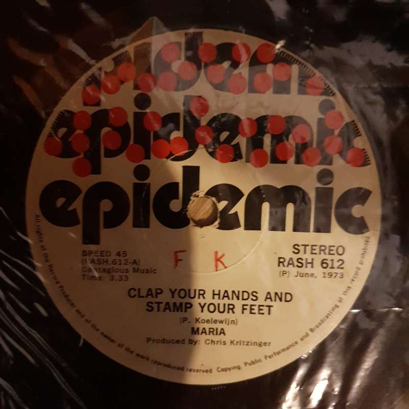 Maria - Out Of my Mind/Cap Your Hands.  -  Vinyl 7" Record - Opened  - Good Quality (G)