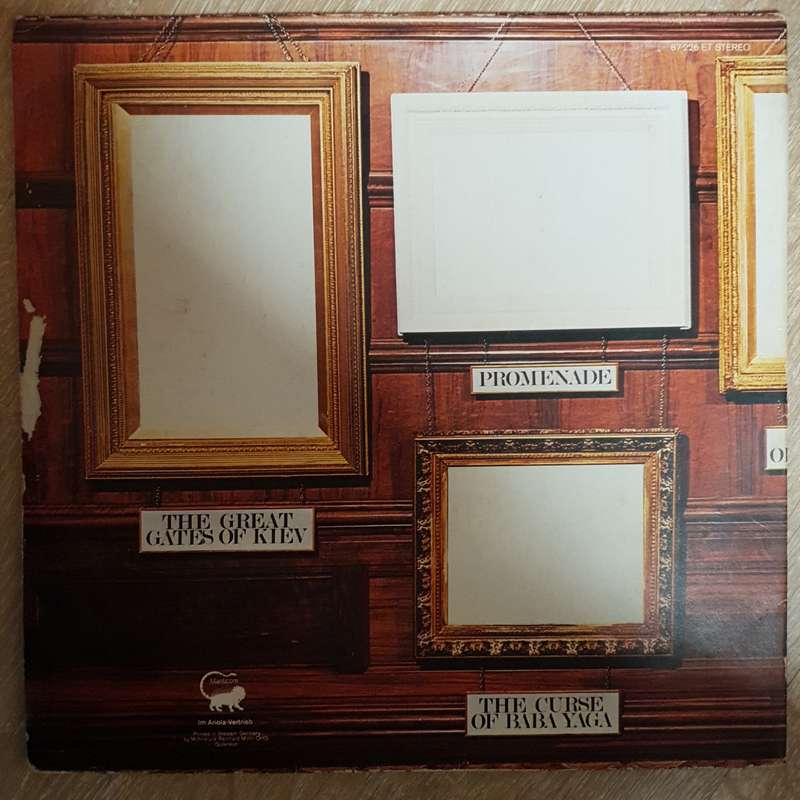 Emerson, Lake & Palmer  Pictures At An Exhibition (Germany Pressing) -  Vinyl LP Record - V...