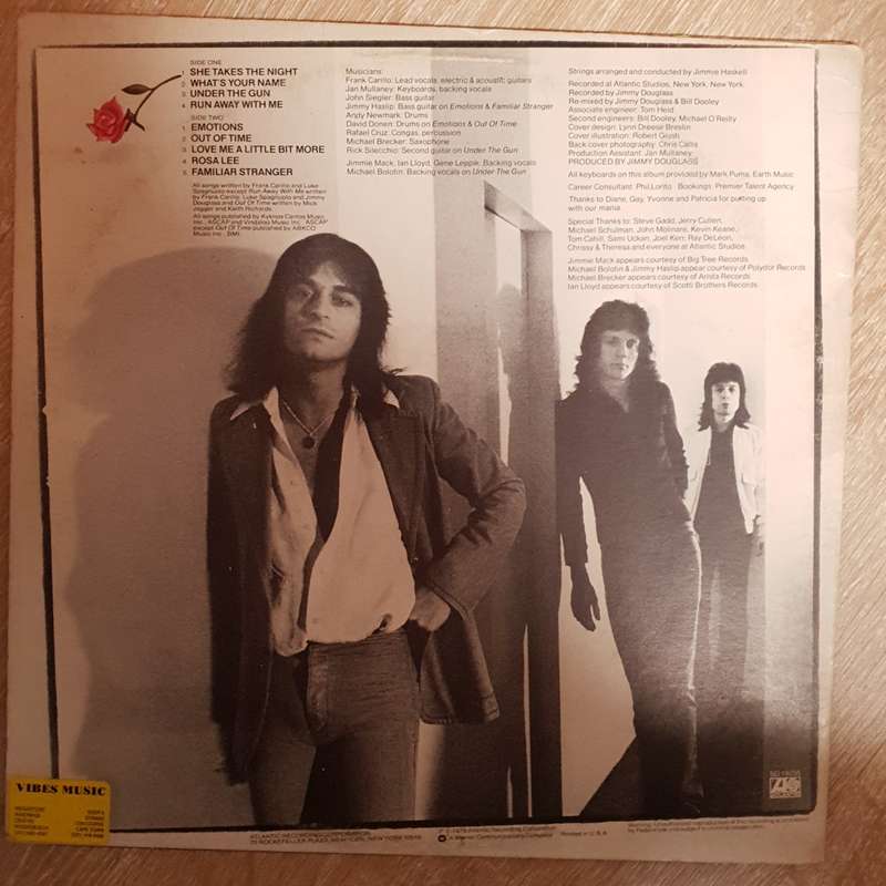 Carillo  Street Of Dreams -  Vinyl LP Record - Very-Good+ Quality (VG+)