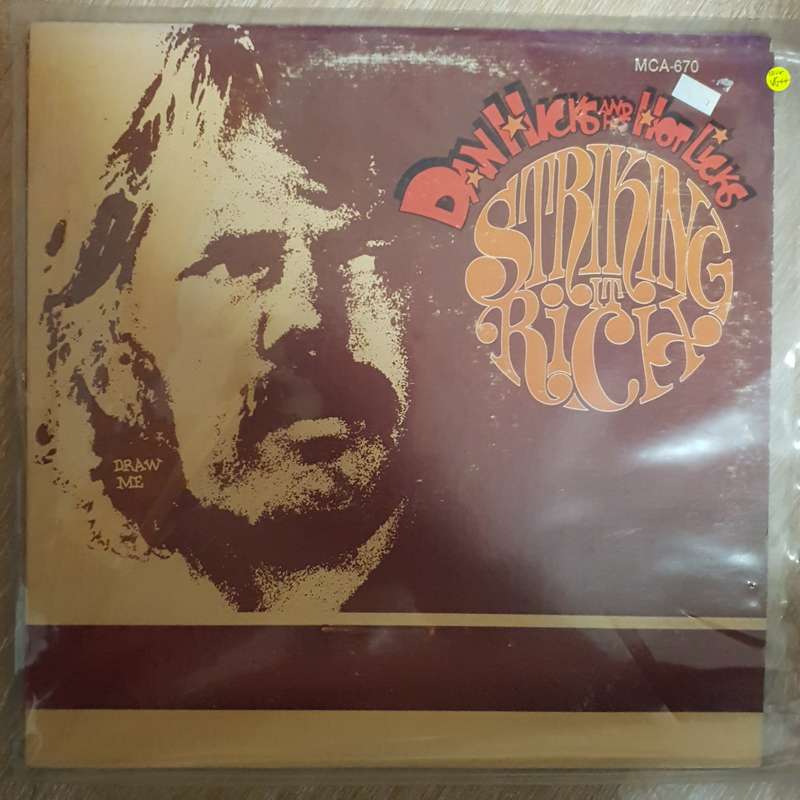 Dan Hicks & His Hot Licks  Striking It Rich! -  Vinyl LP Record - Very-Good+ Quality (VG+)