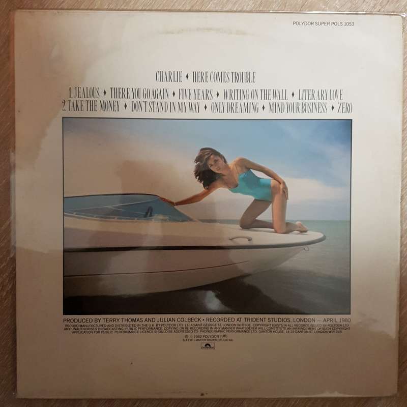 Charlie  Here Comes Trouble  - Vinyl LP Record  (VG+)