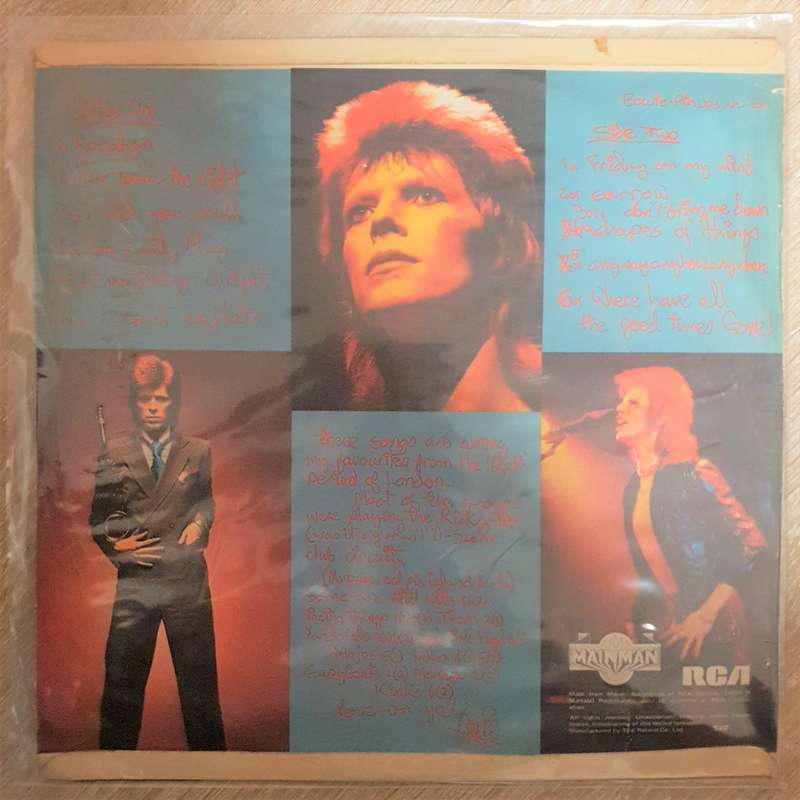 David Bowie - Pinups - Vinyl LP - Opened  - Very-Good+ Quality (VG+)
