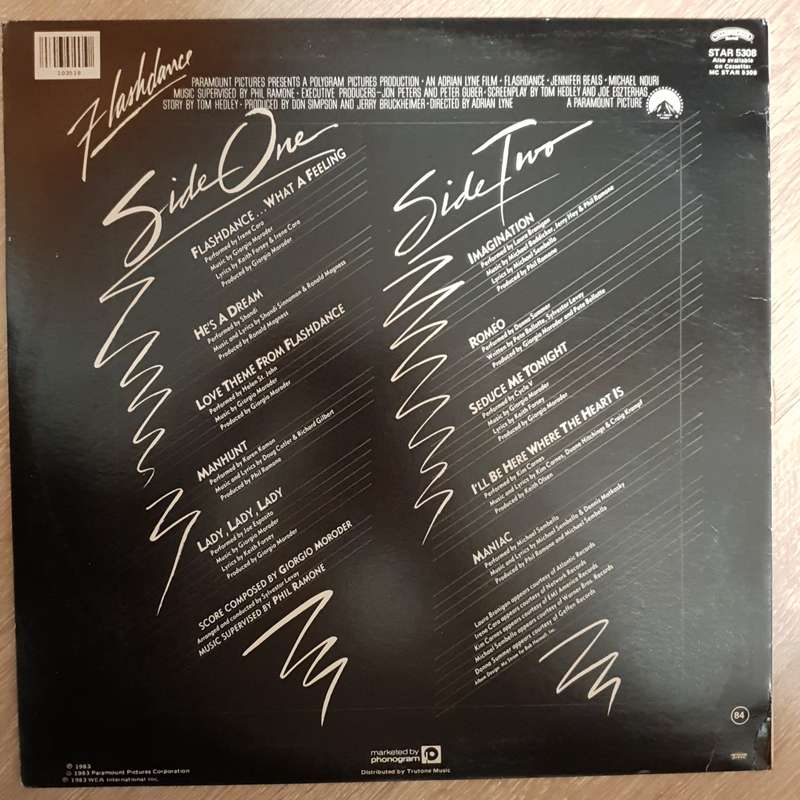 Flashdance - Vinyl LP Record - Opened  - Very-Good Quality (VG)
