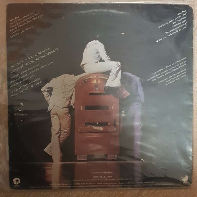 The Osmonds  I'm Still Gonna Need You -  Vinyl LP - Opened  - Very-Good+ Quality (VG+)