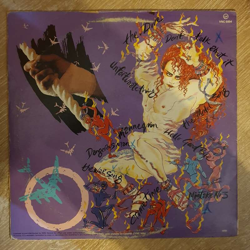 Culture Club  Waking Up With The House On Fire  Vinyl LP Record - Very-Good Quality (VG)