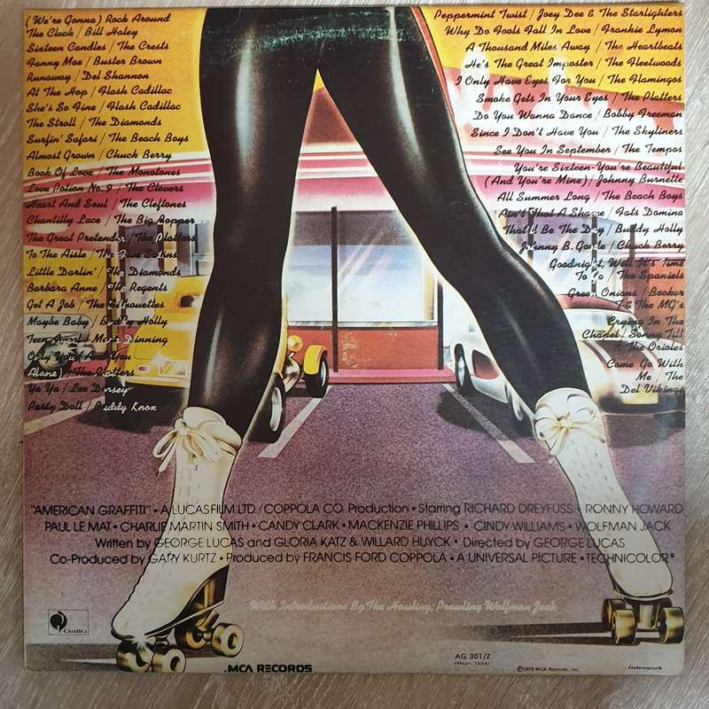 American Graffitti - Double Vinyl LP Record (VG+)