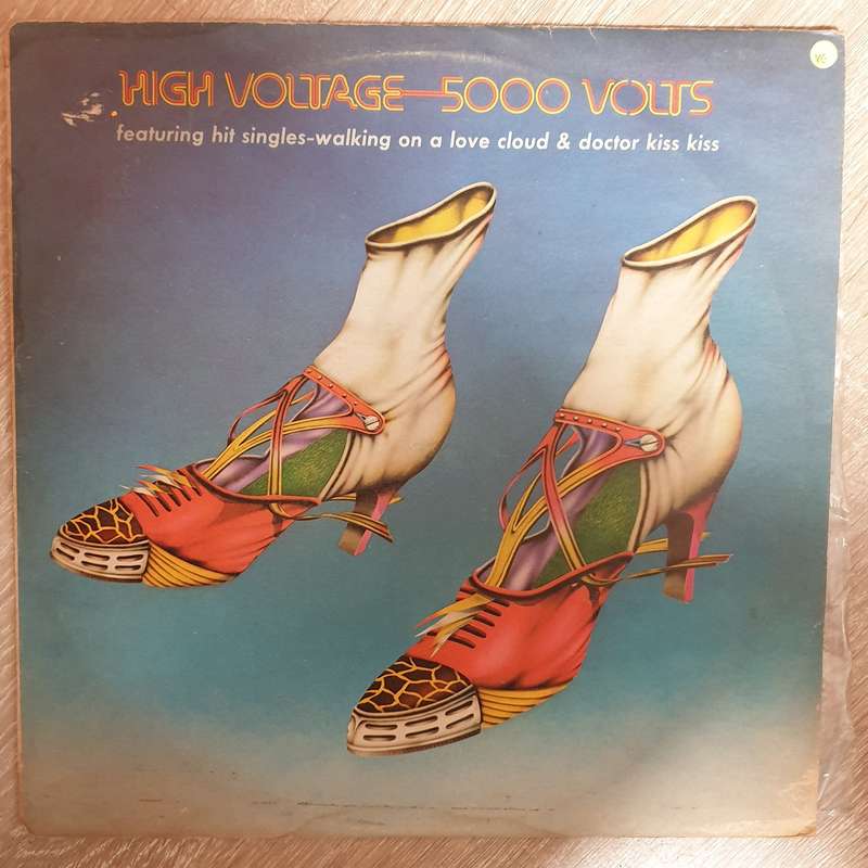 High Voltage - 5000 Volts - Vinyl LP Record - Opened  - Very-Good Quality (VG)
